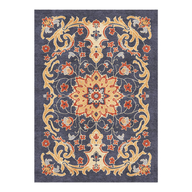 Baldwin Navy & Red in 5' x 7' Size