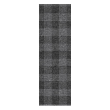 Buffalo Plaid Charcoal Black in 2.5' x 8' Runner Size