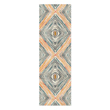 Boden Orange & Blue in 2.5' x 8' Runner Size