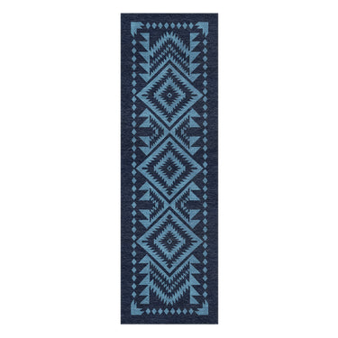 Reyno Columbia & Navy in 2.5' x 8' Runner Size