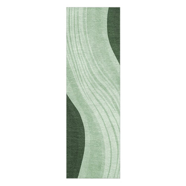 Elowin Green in 2.5' x 8' Runner Size