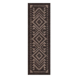 Reyno Neutral & Brown in 2.5' x 8' Runner Size