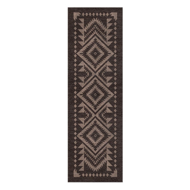 Reyno Neutral & Brown in 2.5' x 8' Runner Size