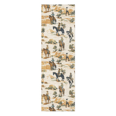 Desert Cowboys in 2.5' x 8' Runner Size