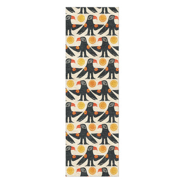 Tribal Birds Ivory in 2.5' x 8' Runner Size