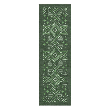 Durand Forest Green in 2.5' x 8' Runner Size