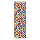 Pixel Mosaic Multicolor in 2.5' x 8' Runner Size