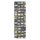 Milo Navy in 2.5' x 8' Runner Size
