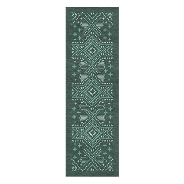 Durand Deep Turquoise in 2.5' x 8' Runner Size