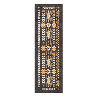 Topanga Black & Yellow in 8x2 5ft Size