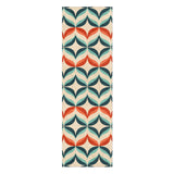 Jasper Blue & Red in 8x2 5ft Size