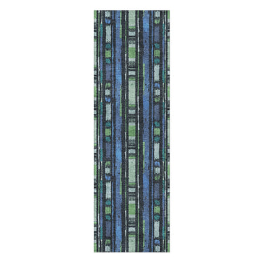 Ojai Blue & Green in 2.5' x 8' Runner Size
