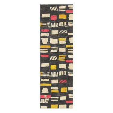 Milo Black in 2.5' x 8' Runner Size