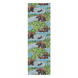 Bears Catching Salmon in 2.5' x 8' Runner Size