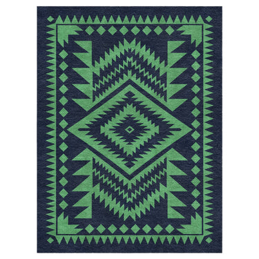 Reyno Kelly & Navy in 6' x 9' Size