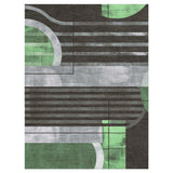 Gordian Dark Green in 6' x 9' Size