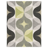 Maxine Grey & Chartreuse in 6' x 9' Size