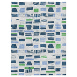 Milo Blue & Green in 6' x 9' Size