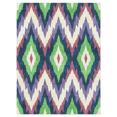 Dyani Eggplant & Matcha in 6' x 9' Size