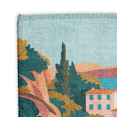 Mediterranian Cliffside Village Mockup Square Detail