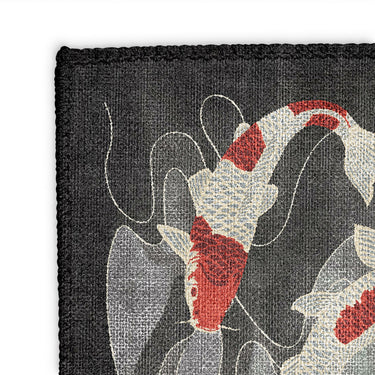 Koi Pond Charcoal Mockup Square Detail