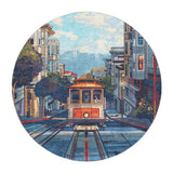 San Francisco Trolly in 5' Round Size