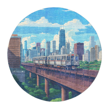 Chicago Metro in 5' Round Size