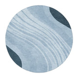Elowin Blue in 5' Round Size
