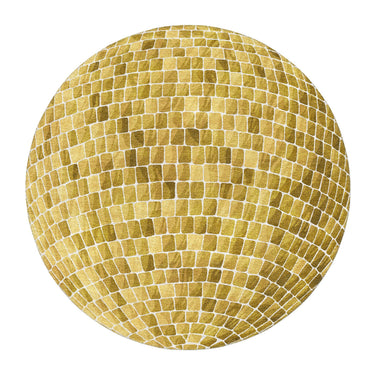 Disco Ball Gold Round in 5' Round Size