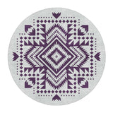 Reyno Eggplant & Stone in 5' Round Size