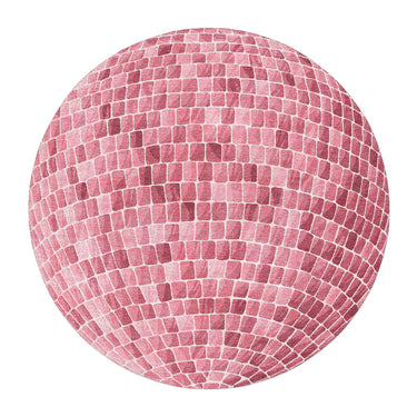 Disco Ball Pink Round in 5' Round Size
