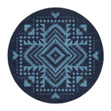 Reyno Columbia & Navy in 5' Round Size