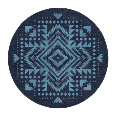 Reyno Columbia & Navy in 5' Round Size