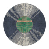 Vinyl Record Kelly Green Round in 5' Round Size