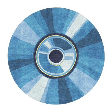 CD Blue Round in 5' Round Size