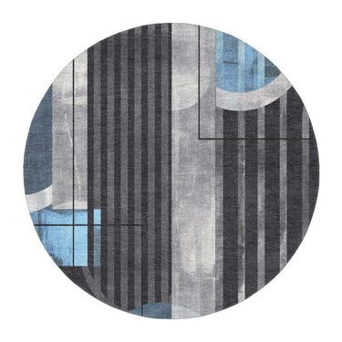 Gordian Dark Blue in 5' Round Size