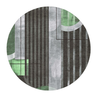 Gordian Dark Green in 5' Round Size