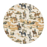 Desert Cowboys in 5' Round Size