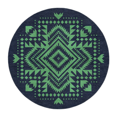 Reyno Kelly & Navy in 5' Round Size