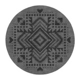 Reyno Black & Charcoal in 5' Round Size