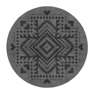 Reyno Black & Charcoal in 5' Round Size
