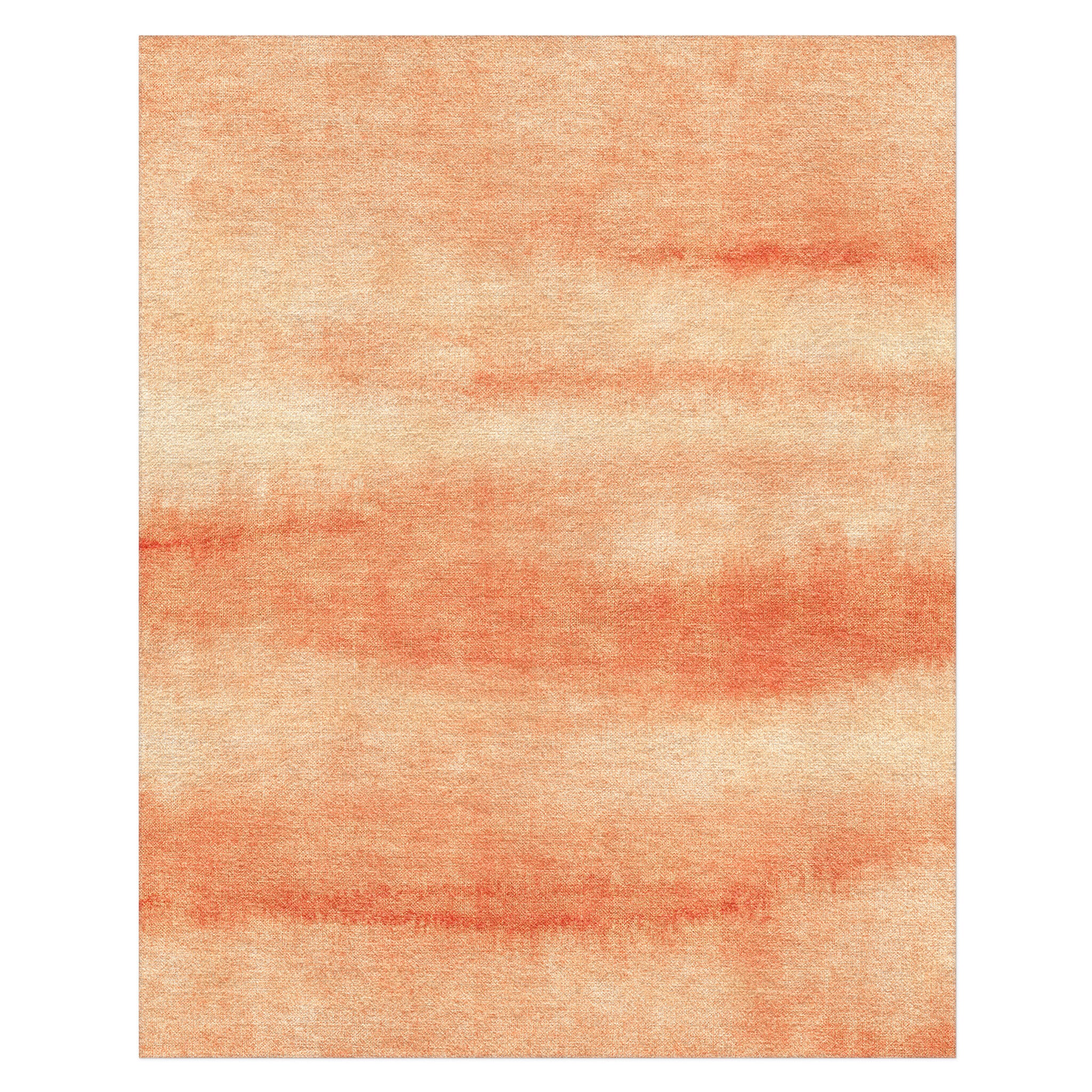 Ophelia Watercolor Peach Balayage Area Rug – Undrfoot Rugs