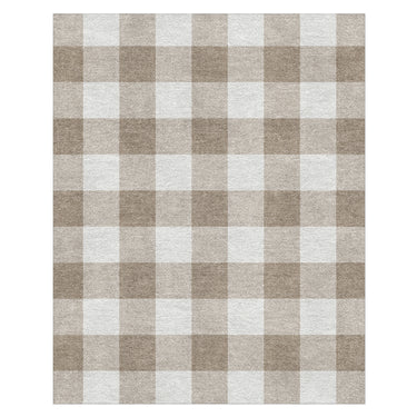 Buffalo Plaid Light Cedar Brown in 8' x 10' Size