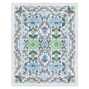 Corriana Blue & Green in 8' x 10' Size