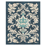 Aubrey Navy & Teal in 8' x 10' Size