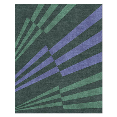 Prisma Mint & Periwinkle in 8' x 10' Size