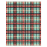 Feguson Plaid Teal & Red in 8' x 10' Size