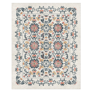 Georgiana Navy & Red in 8' x 10' Size