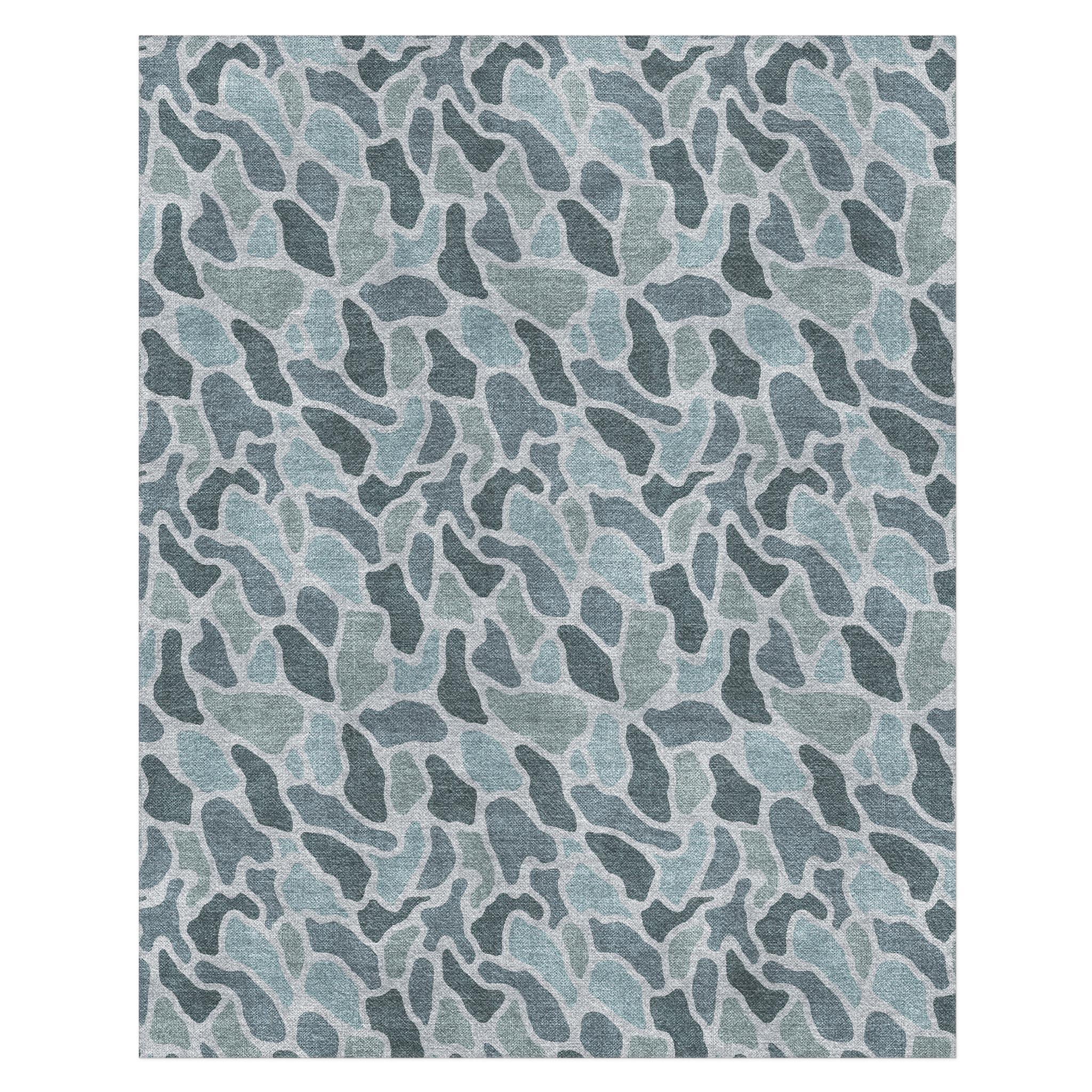 Duck Identifcation Rug Duck Camo Blue Area Rug – Undrfoot Rugs