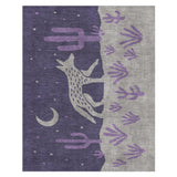 Desert Coyote Eggplant & Dusty Purple in 8' x 10' Size